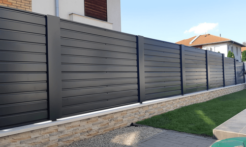 Alumínium kerítés kivitelezés